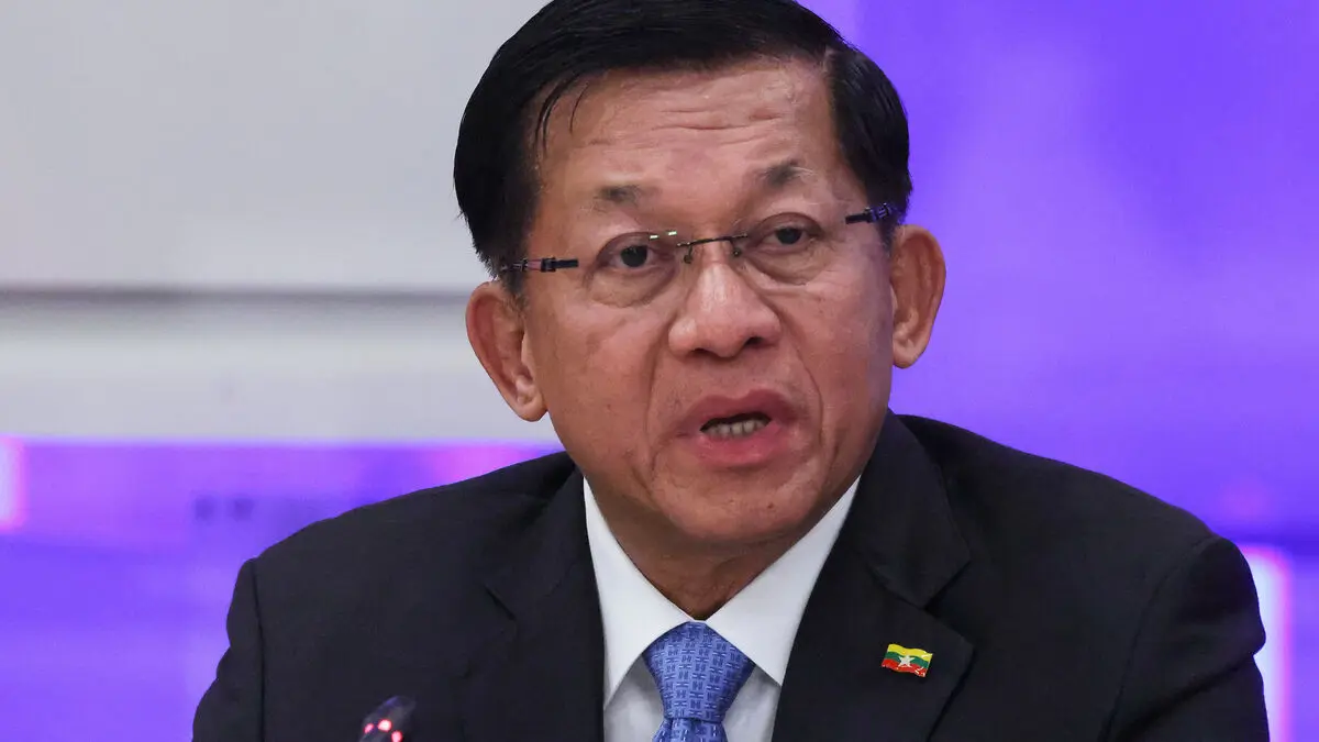 Myanmar junta leader Min Aung Hlaing says the election is free