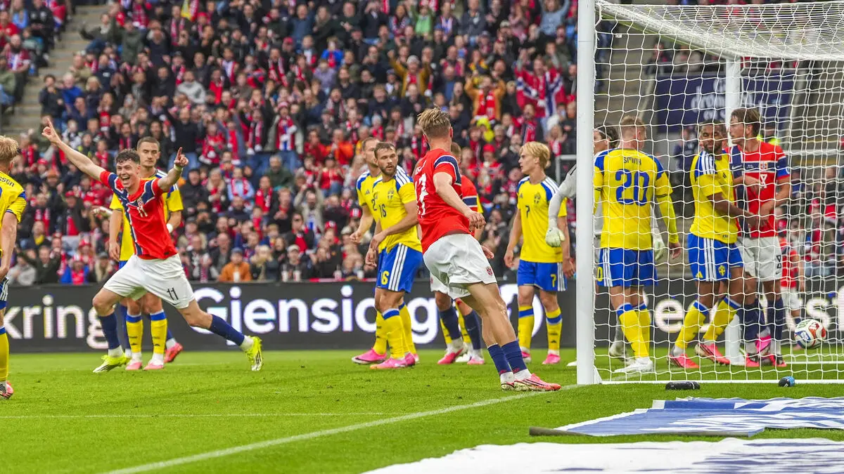 Sweden seen in Norway as a Division 4 team