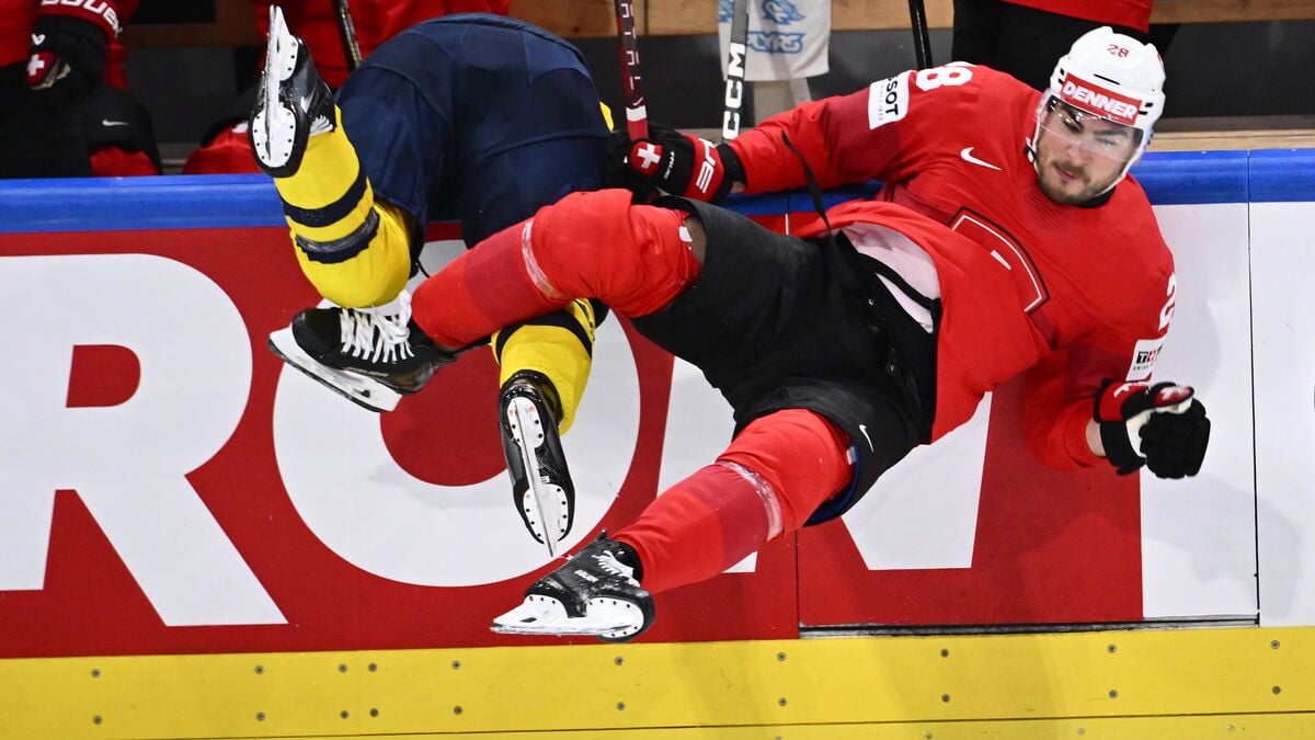 Timo Meier suspended for Switzerland's semifinal after kneeing Oskar Sundqvist