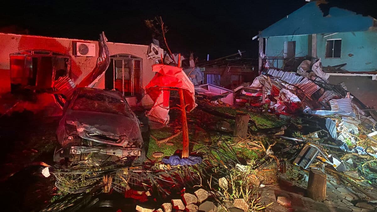 Tornado in southern Brazil – over 700 injured