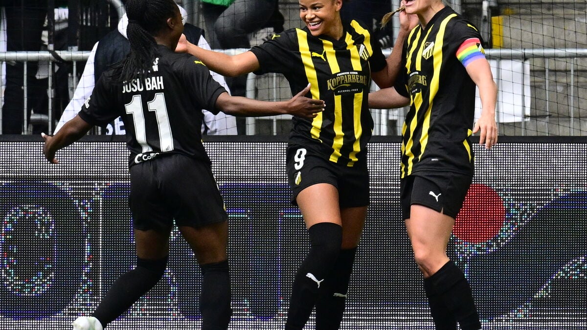 Advantage Häcken in the all-Swedish final, only half time