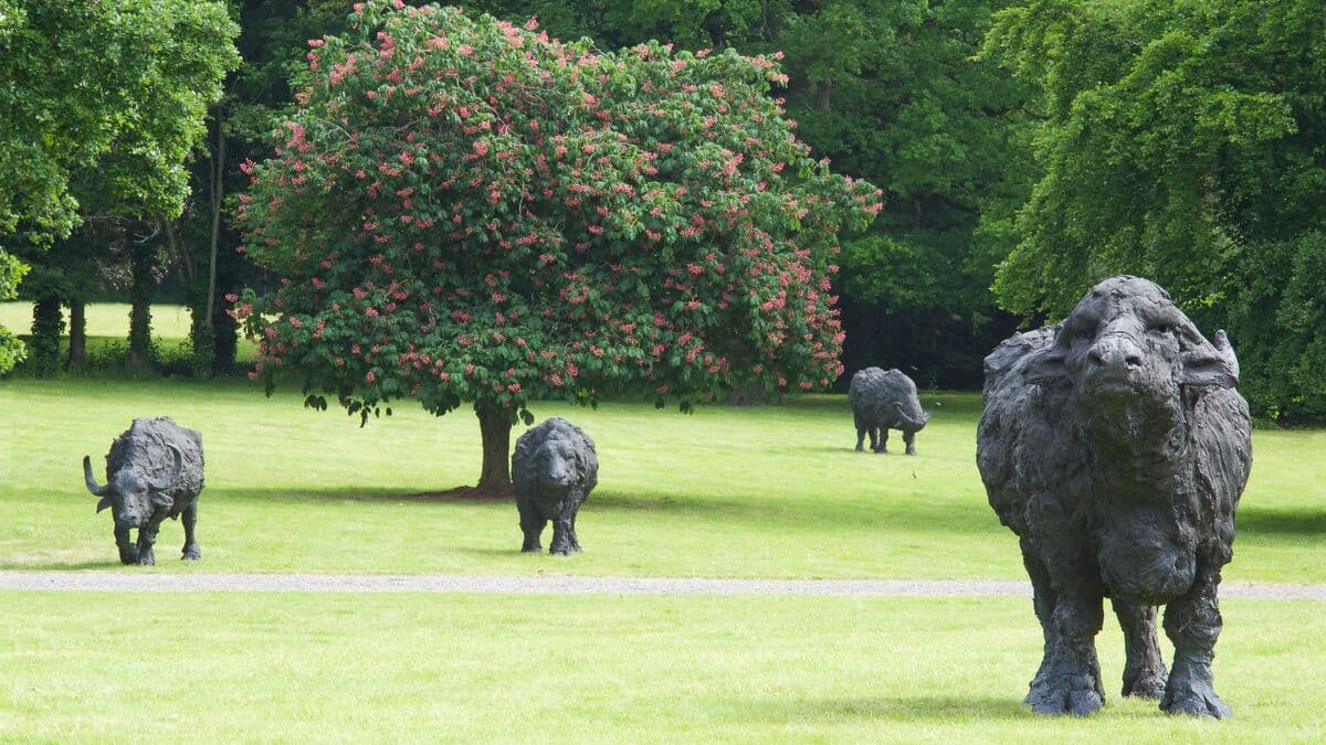 13 large animal sculptures installed around Stockholm this spring