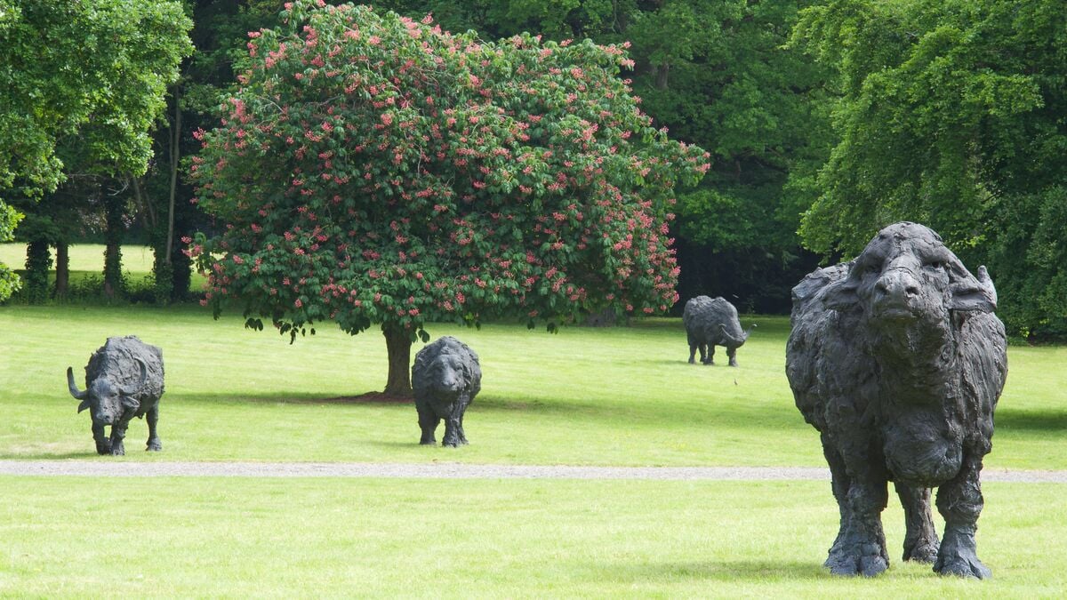 13 large animal sculptures installed around Stockholm this spring