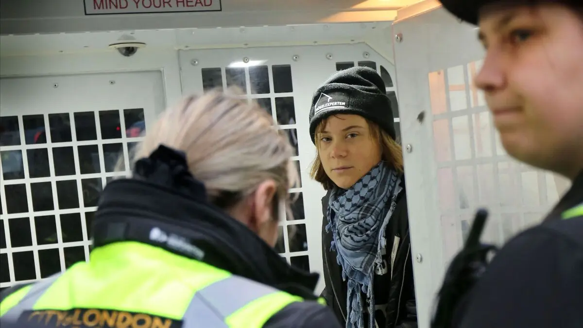 Greta Thunberg arrested at Palestine