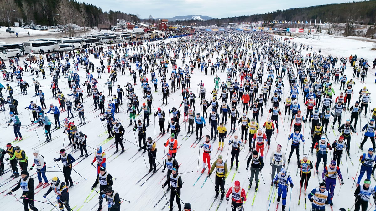 Late change for skiers in Vasaloppet