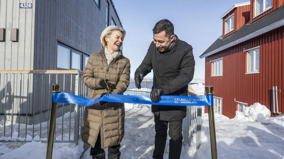 EU base decision up to Greenland and Denmark, von der Leyen says