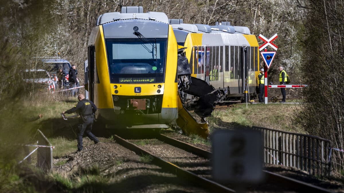 Train crash near Helsingør, Denmark