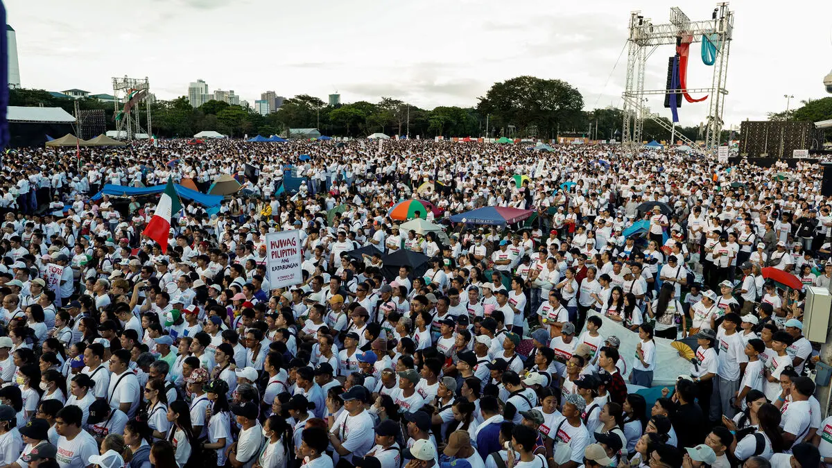 Massive three-day protest in the Philippines