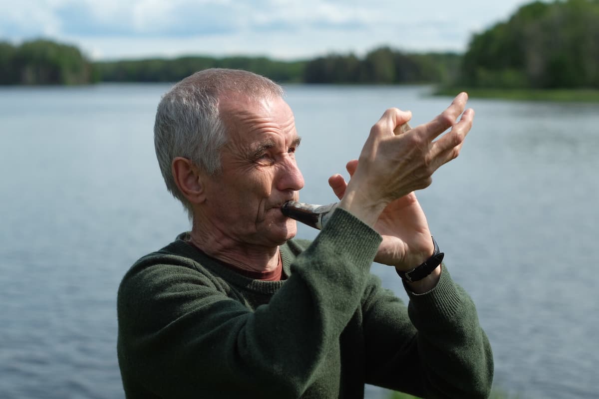 Horn Blower Bernt Lindström Wins This Year's Gold Zorn Badge