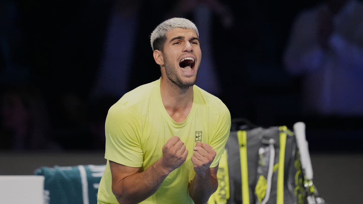 Alcaraz secured first place