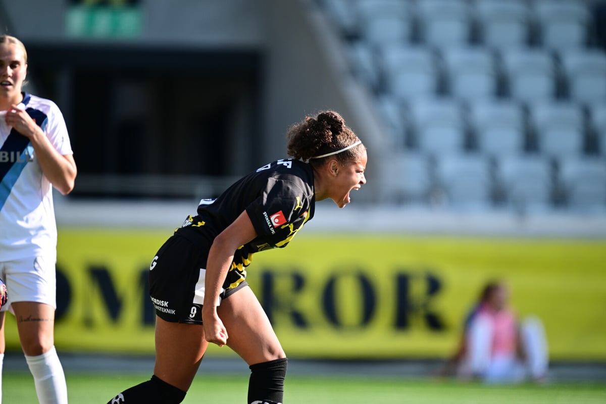 Felicia Schröder Scores Four Goals in Häcken's Win Over Djurgården