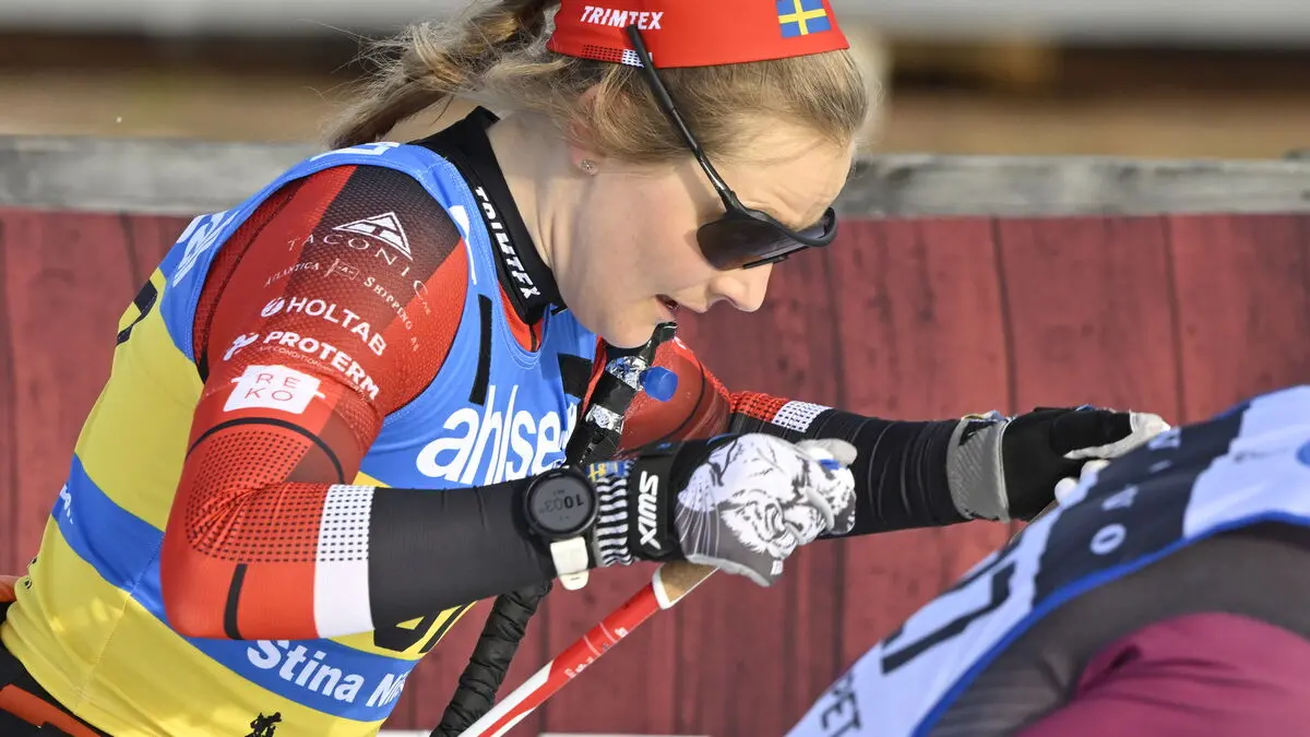 Stina Nilsson second in the long-distance race premiere