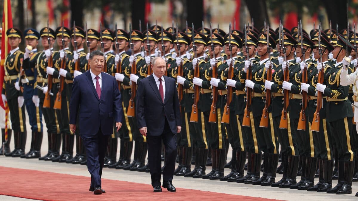 Xi Jinping and Vladimir Putin meet in Beijing ahead of two-day state visit