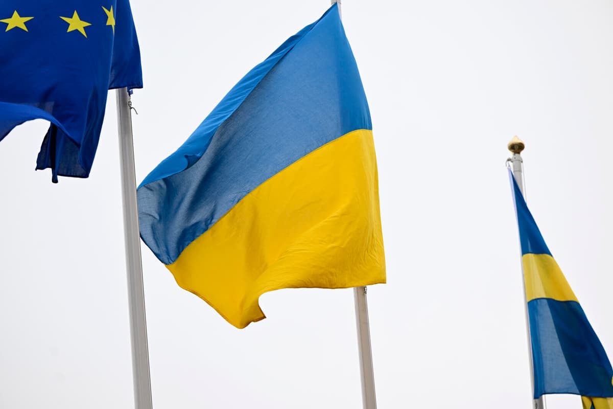 Sweden Raises Ukrainian Flag on Independence Day