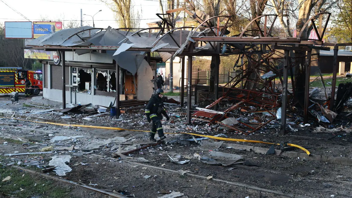 Record number of long-range drones fired at Ukraine in April
