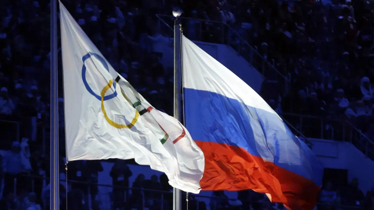 IOC bans Russian flags in Olympic crowd
