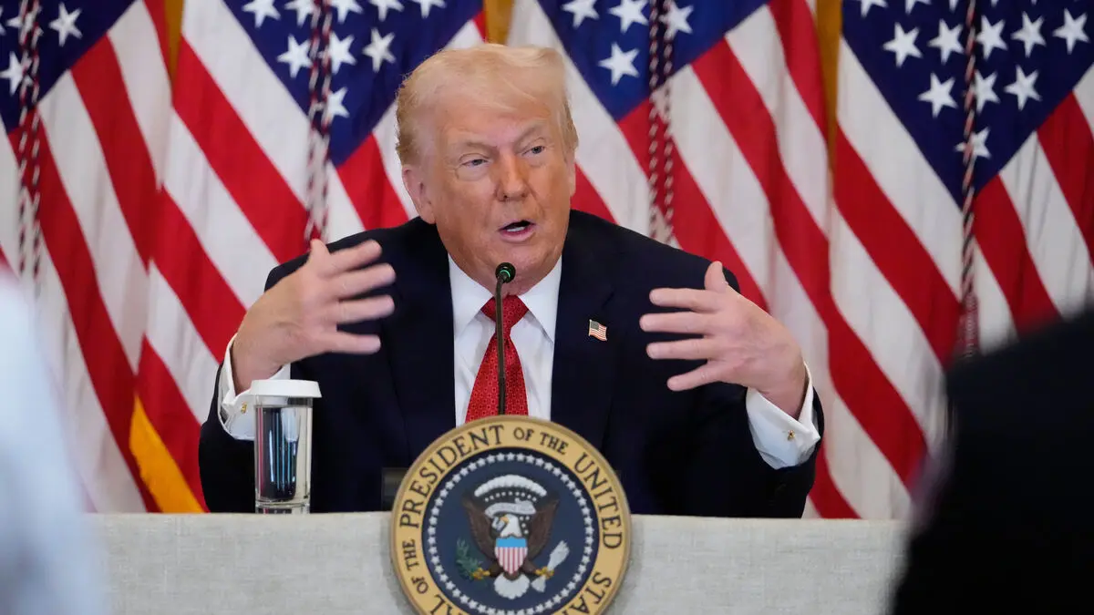 Trump posts AI image -