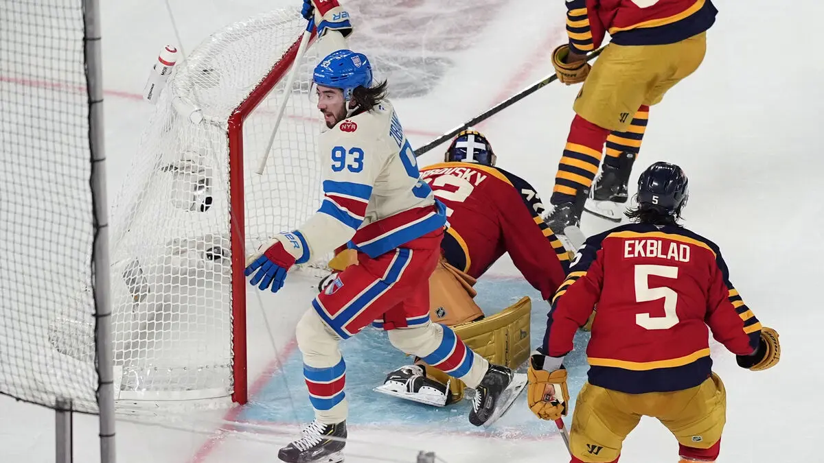 Zibanejad played great - three goals and two assists