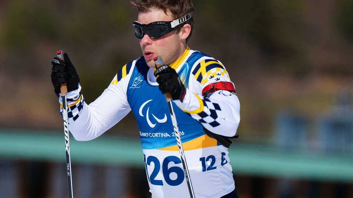 Zebastian Modin twelfth in biathlon sprint at Paralympics