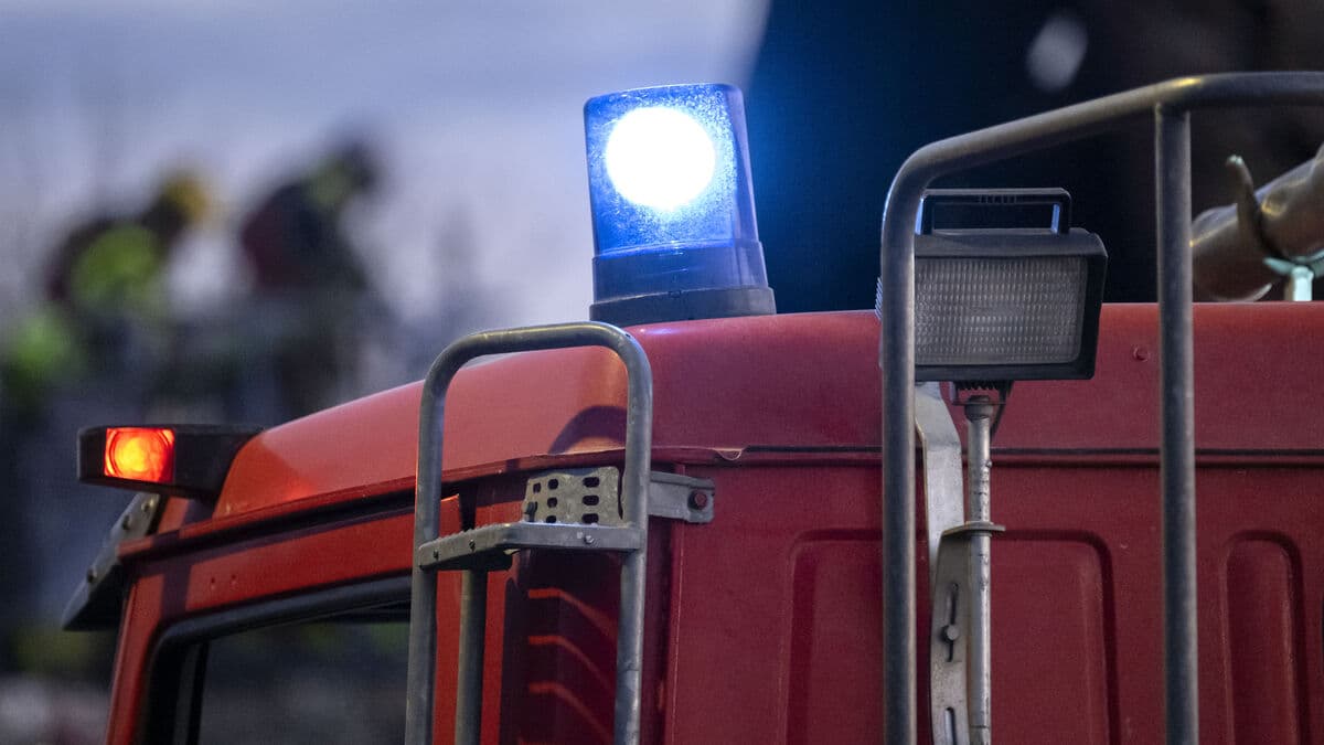 Major fire in central Laholm, one arrested on suspicion of aggravated arson