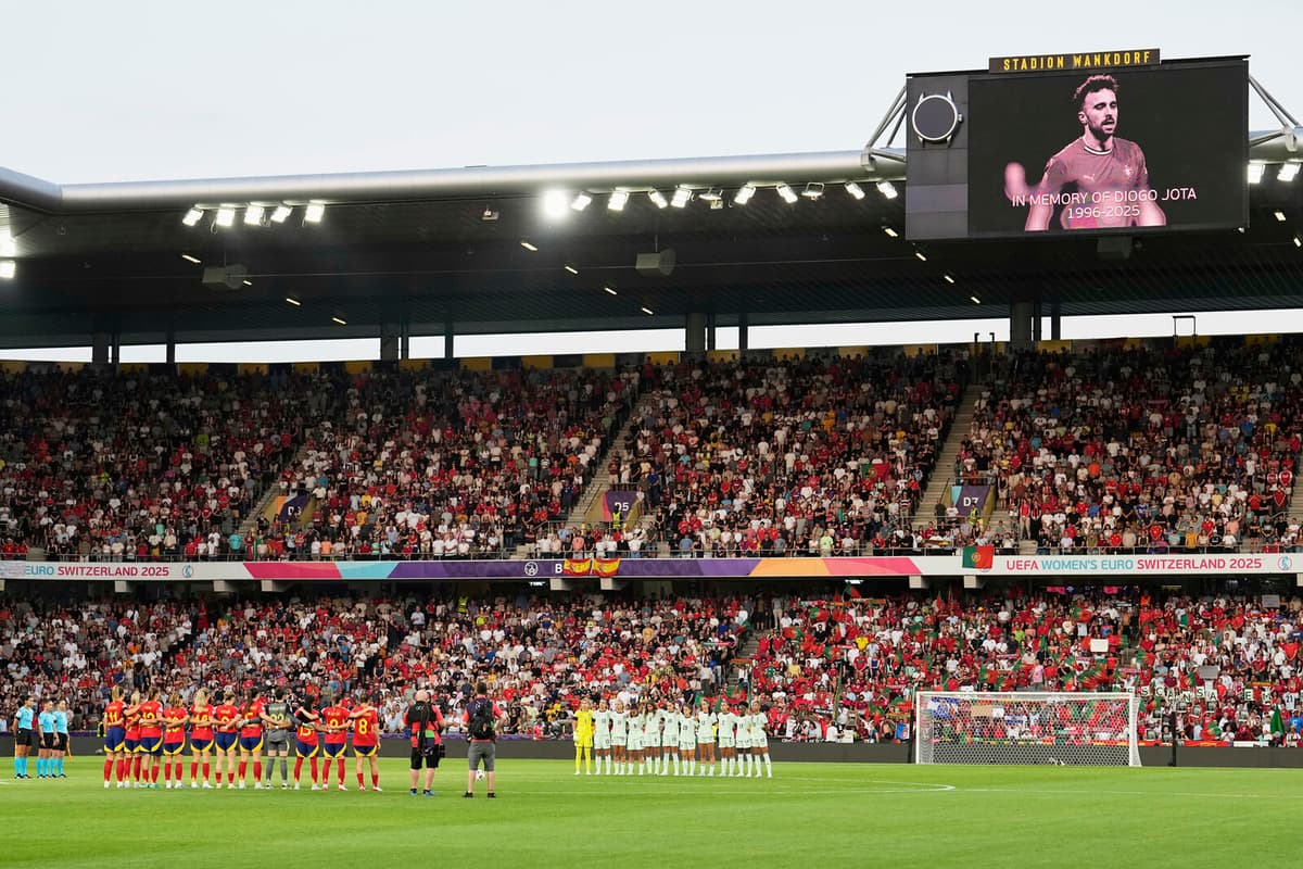Diogo Jota Honored by Fans Before Portugal vs Spain Match