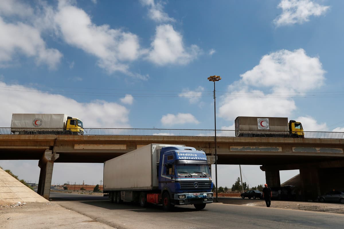 Humanitarian Aid Reaches Conflict-Hit Sweida in Syria