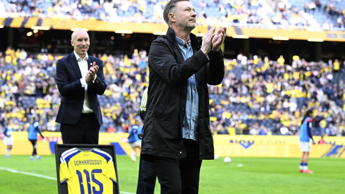 Fans thank Gerhardsson to the tunes of Thåström