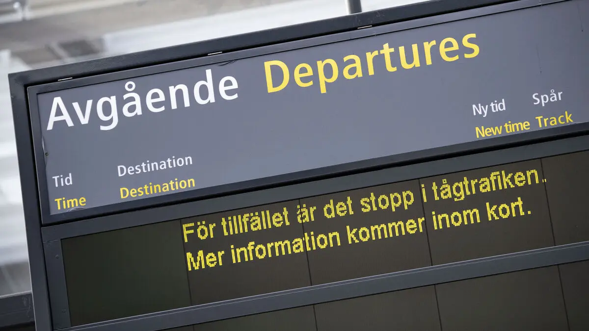 Train traffic north of Stockholm halted after accident near Upplands Väsby