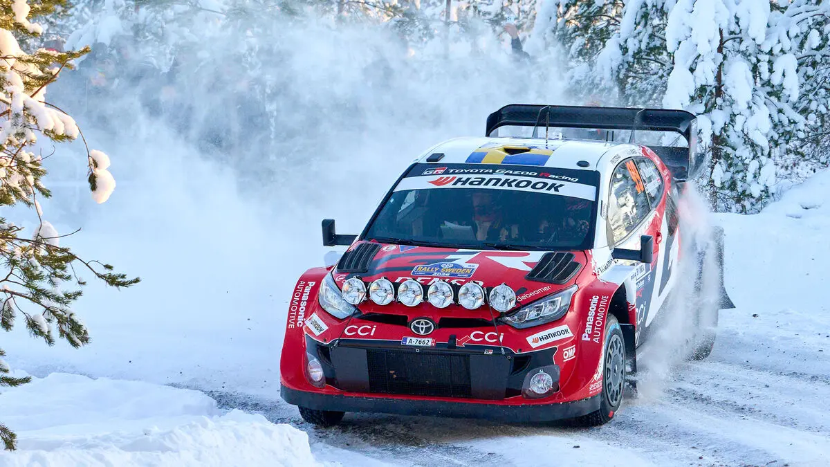 Oliver Solberg second in the World Championship after running into a ditch