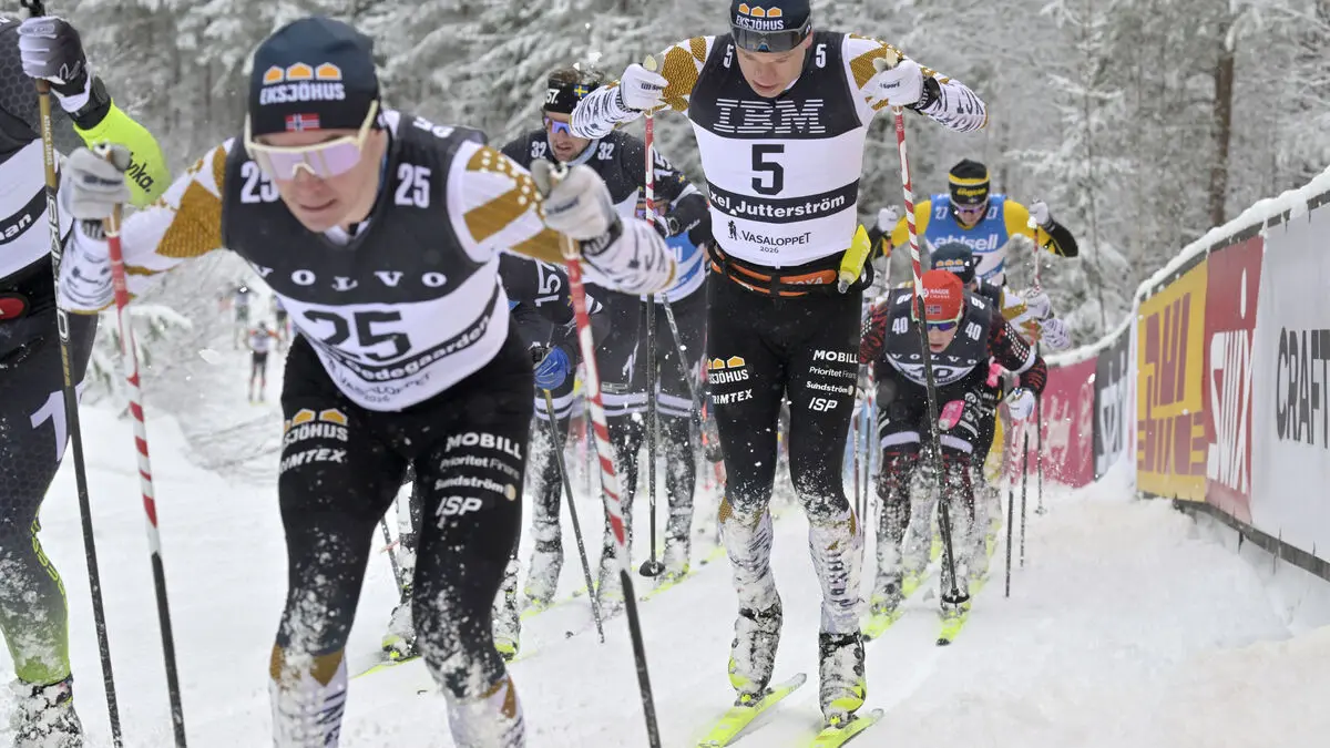 Axel Jutterström settles for third in 35-kilometer Reistadløpet after being caught by Norwegian trio