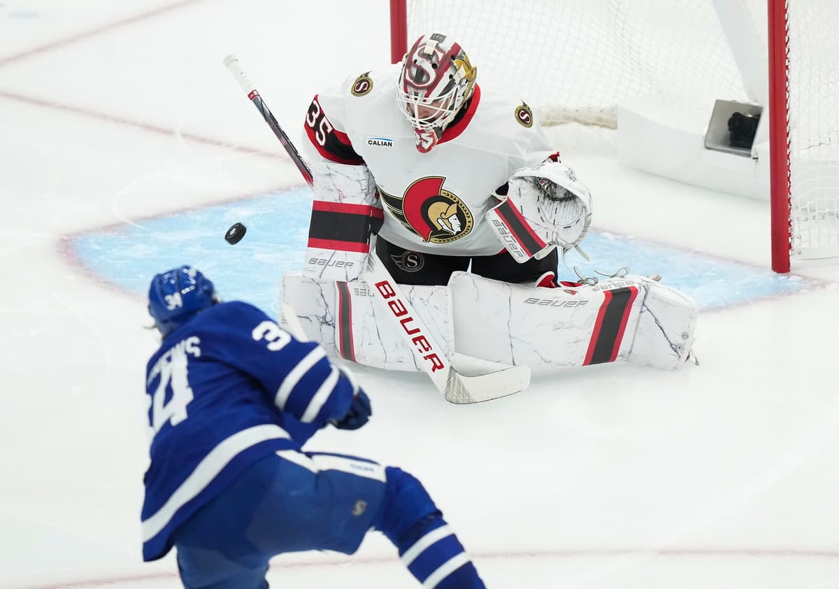 Linus Ullmark's Shutout Leads Ottawa to Victory Over Toronto 4-0