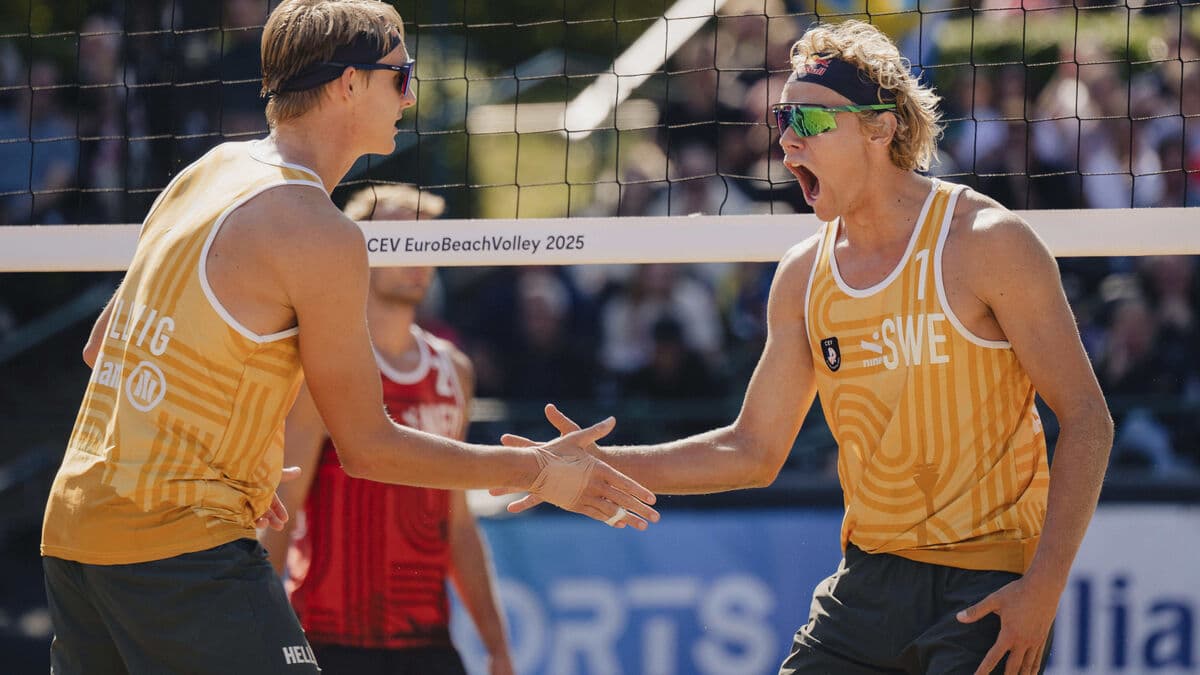 Åhman/Hellvig qualify for World Cup semifinals in Ostrava, Czech Republic