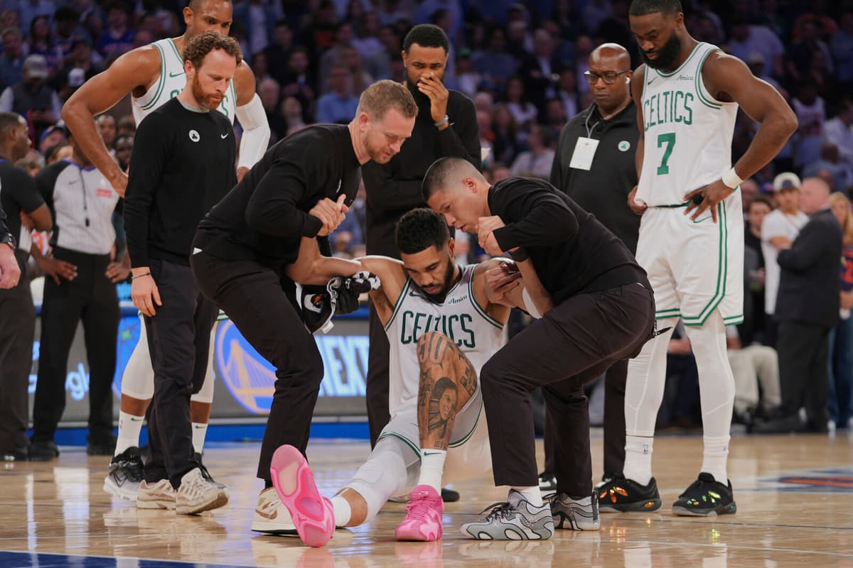 Jayson Tatum's NBA Playoff Ends with Achilles Tendon Rupture