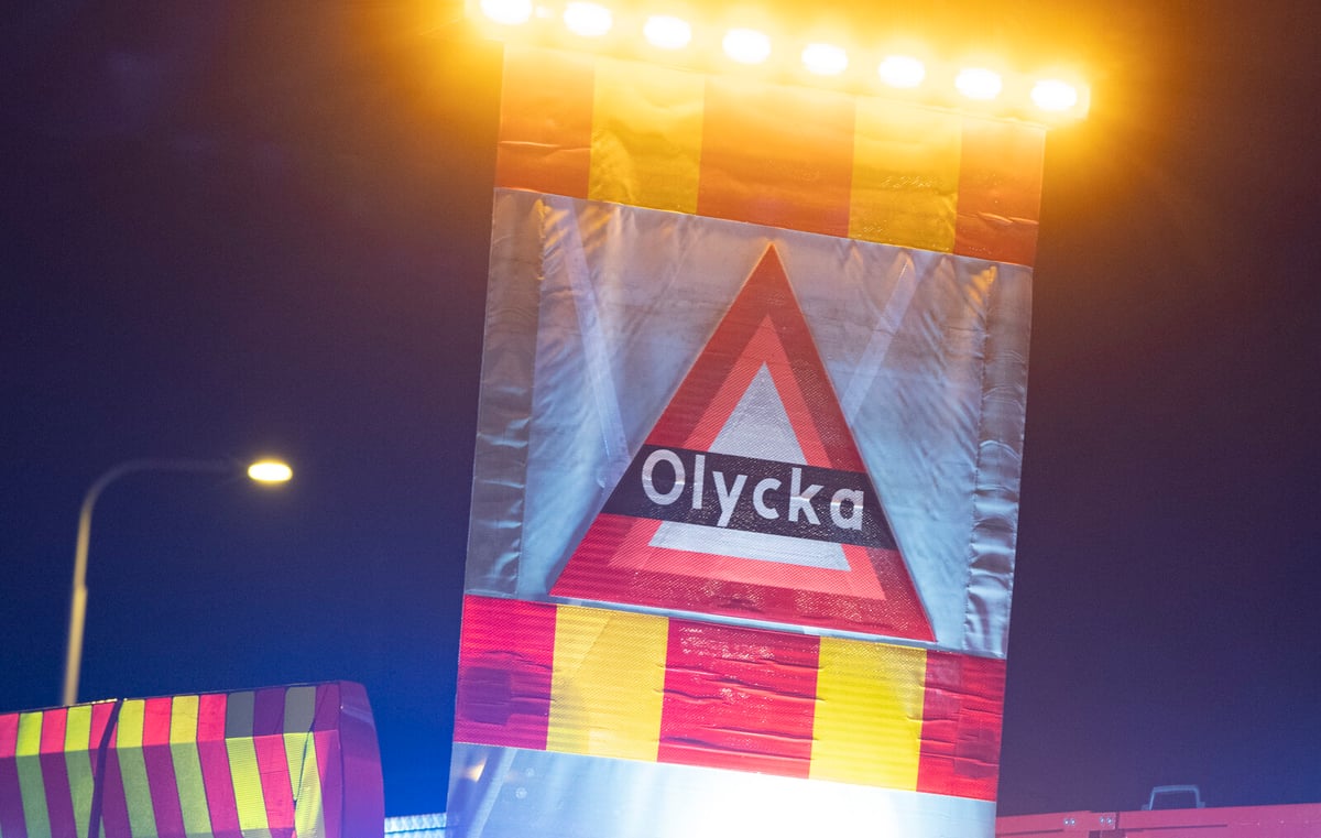E4 Closed in Both Directions After Truck Accident Near Gävle