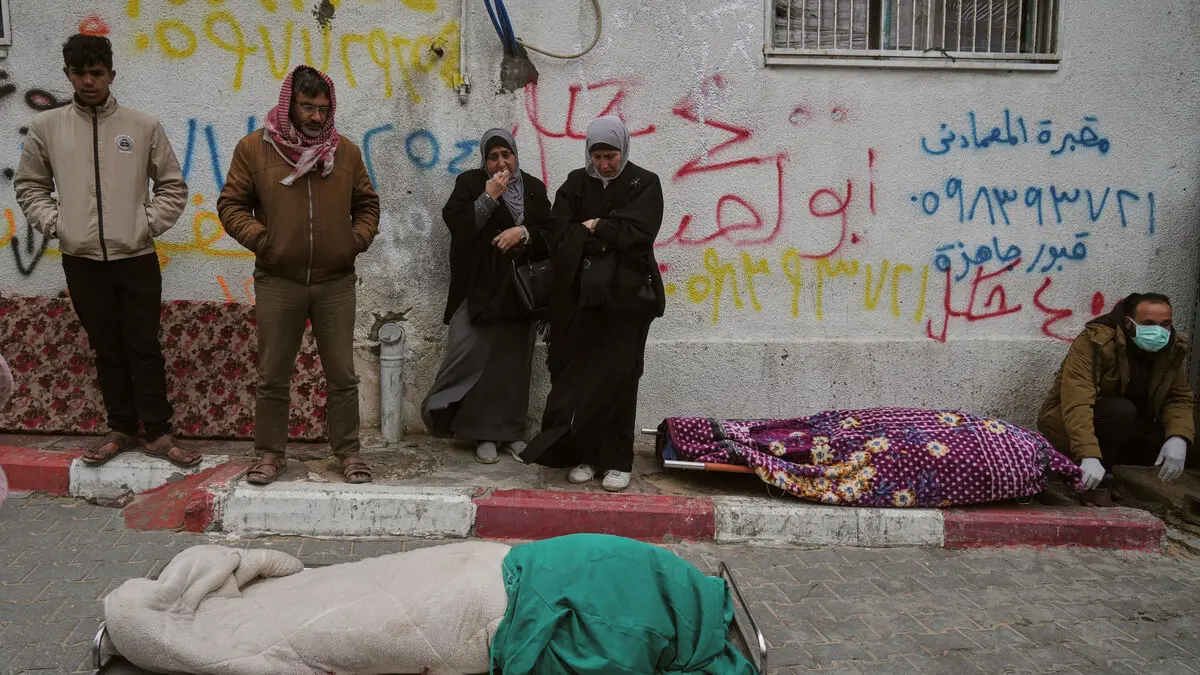 Several dead in Gaza - walls collapsed in strong winds