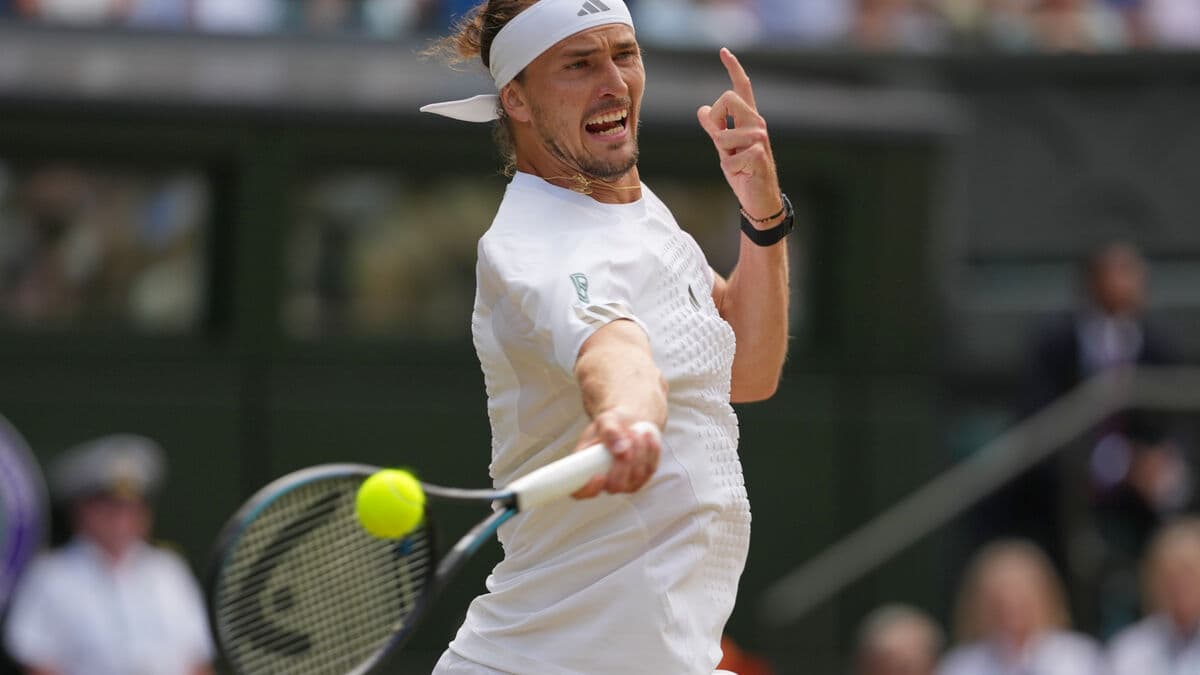 Zverev beats Arthur Fery in straight sets to reach first Wimbledon final