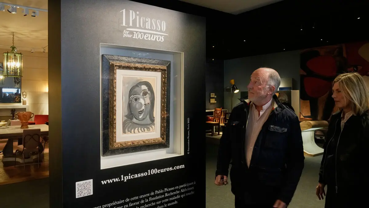 Picasso painting to be raffled for Alzheimer's research