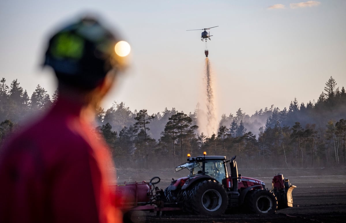 High Fire Risk in Sweden Due to Extremely Dry Conditions