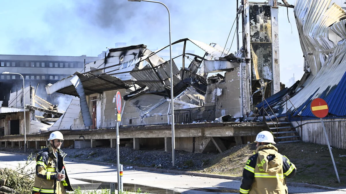 Large art treasure destroyed in fire in Älvsjö