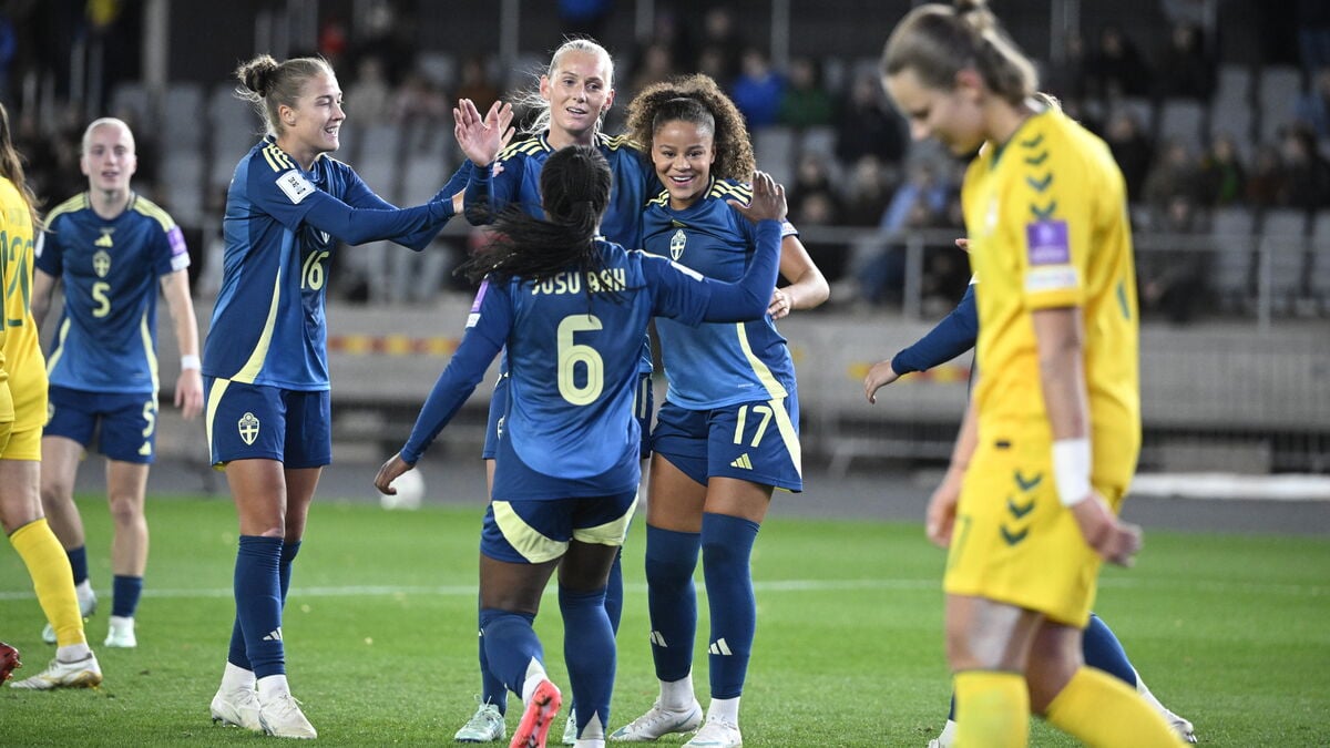 Sweden Face Lithuania in Solna With 5-0 Lead in World Cup Playoff
