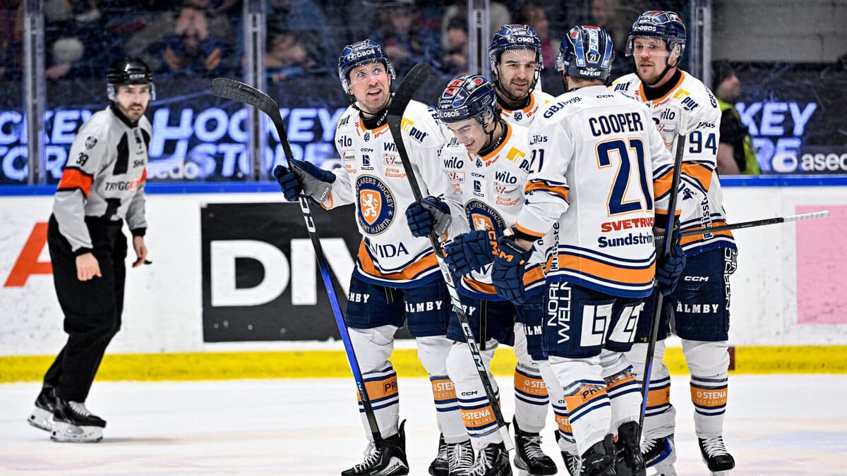 Playoff clash: Växjö scores five straight goals in third period against Brynäs