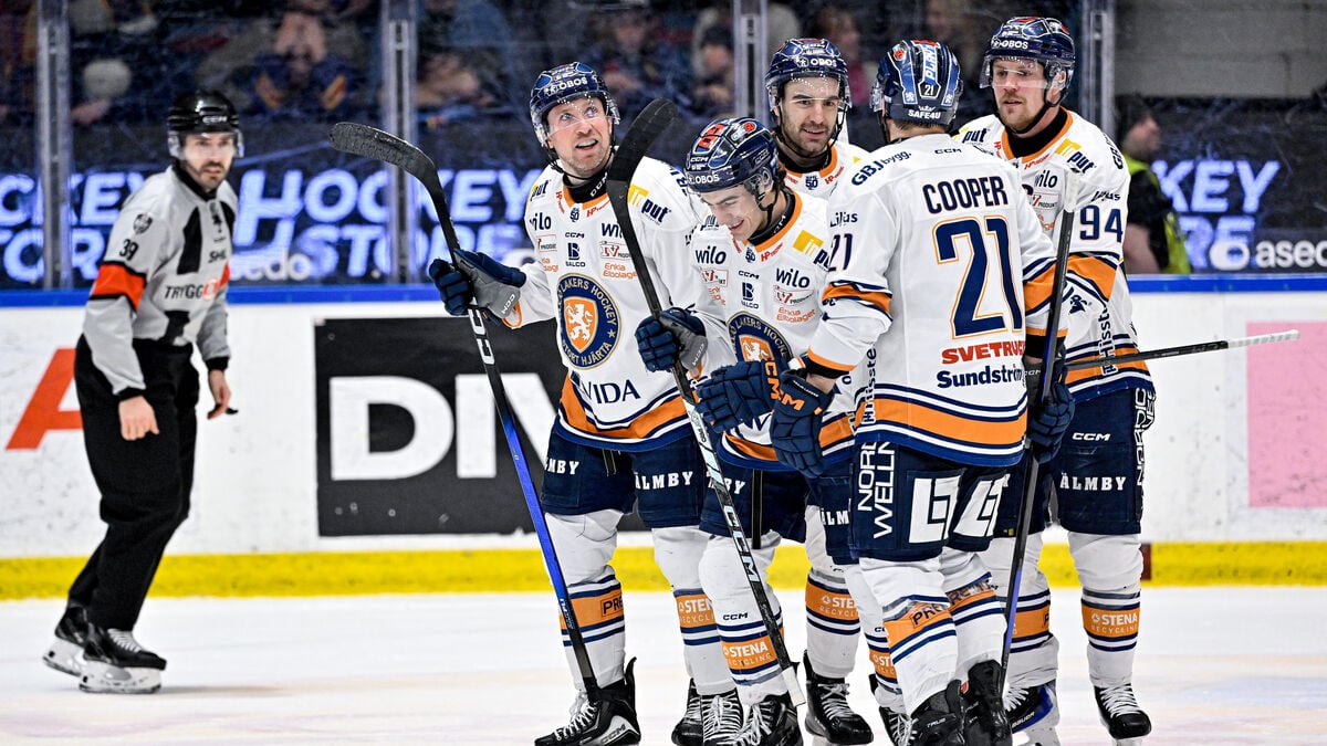 Playoff clash: Växjö scores five straight goals in third period against Brynäs