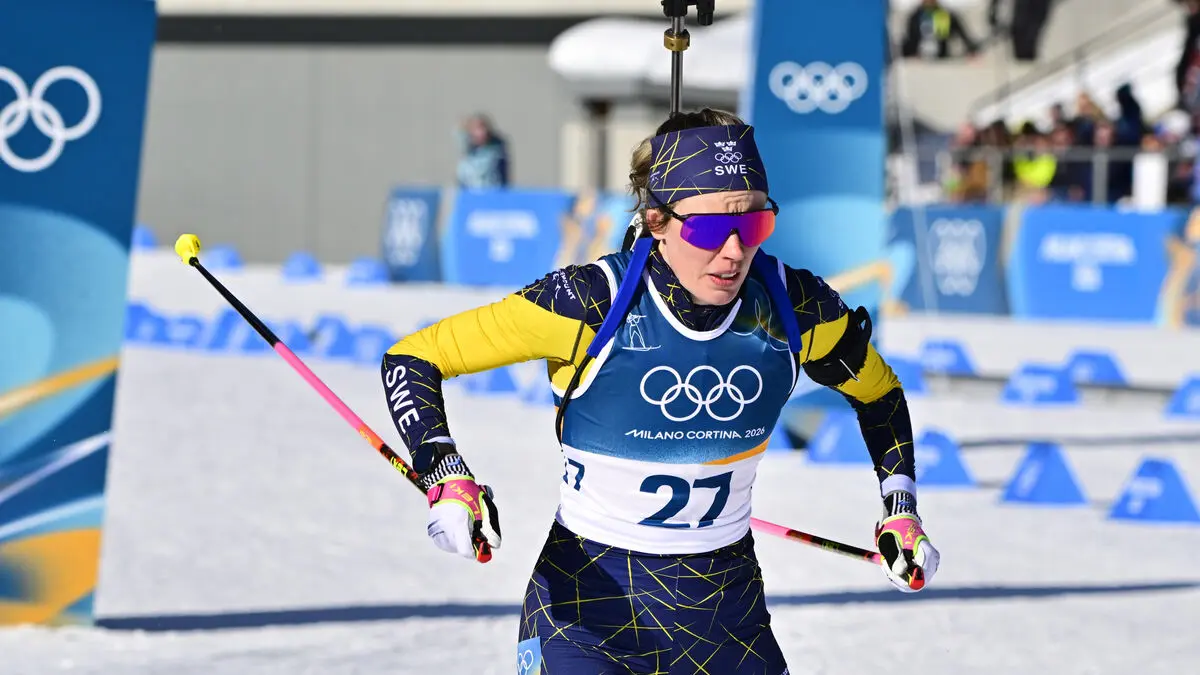 Elvira Öberg says something has been missing underfoot after better skiing in the biathlon pursuit