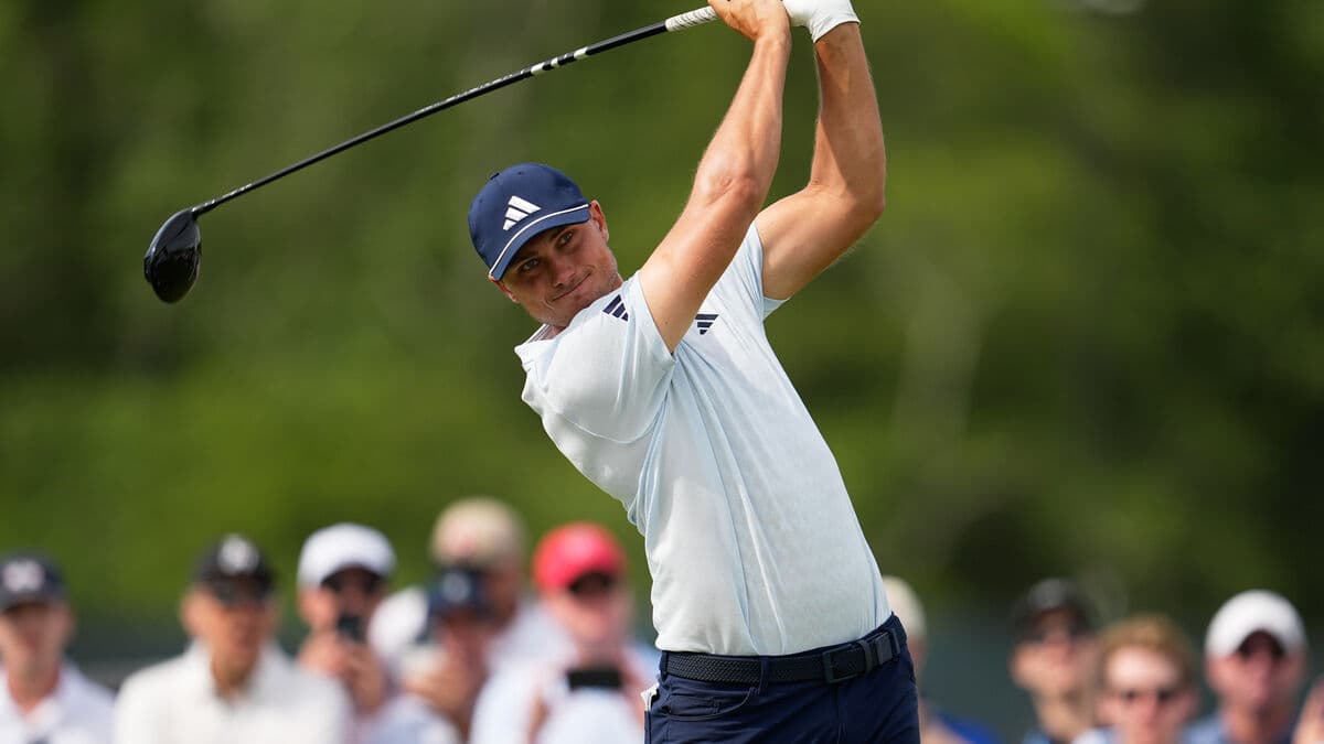 Nightmare round for Åberg - crashes at the US Open