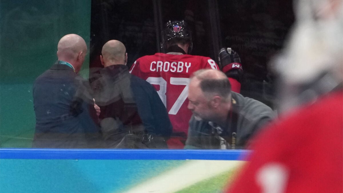 Sidney Crosby back on ice ahead of Olympic final
