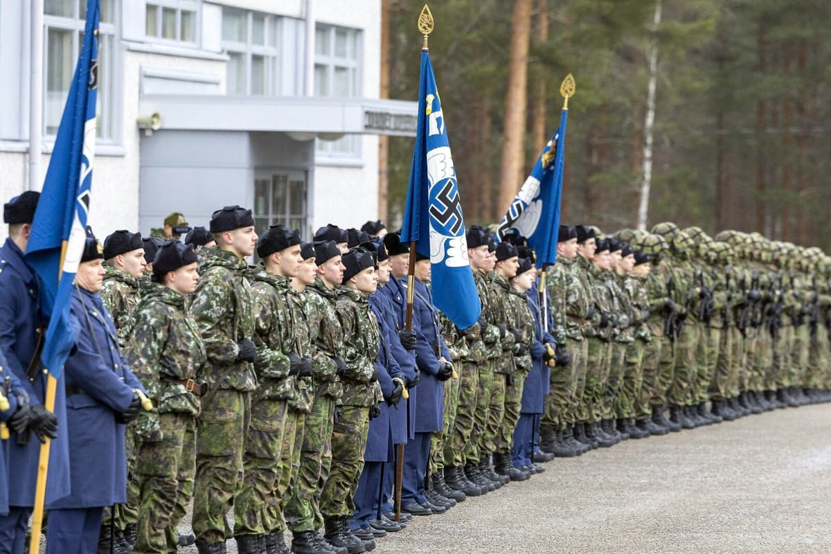 Finnish Air Force Removes Swastika from Flags