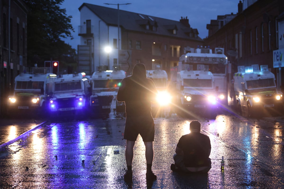 Third Night of Unrest in Northern Ireland's Ballymena Continues