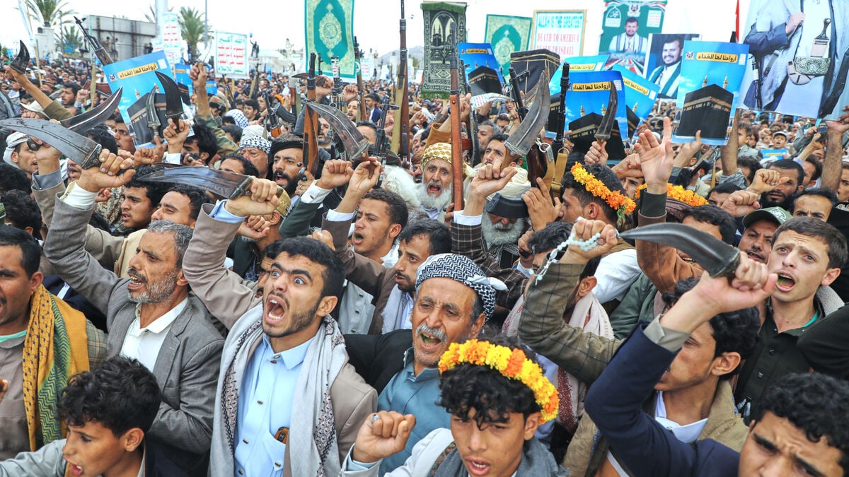 Powerful explosions heard in Yemen's capital, Sanaa, as Houthis report Saudi airstrikes