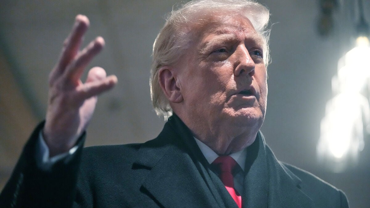 Trump on the weakened dollar says it's going great