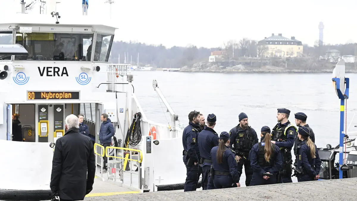 Accident with shuttle boat in Nacka - two to hospital